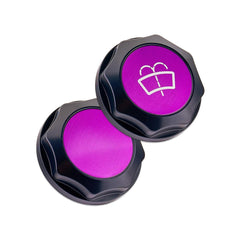 IAG Revolve Washer Fluid Reservoir Cap w/ Anodized Color Accent Purple WRX 02-21 / STI 04-21 | IAG-ACC-5305BKPR