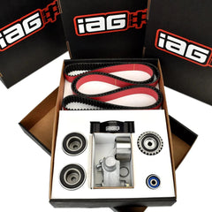IAG Timing Belt Kit with IAG Racing Belt, Timing Guide, Idlers & Tensioner for 02-14 WRX, 04-21 STI, 05-12 LGT, 04-13 FXT | IAG-ENG-5131