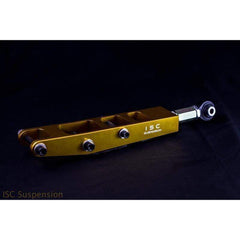 ISC Suspension V3 Rear Adjustable Control Arms Subaru WRX 08-26 / STI 08-21 - Gold | S012CA-V3