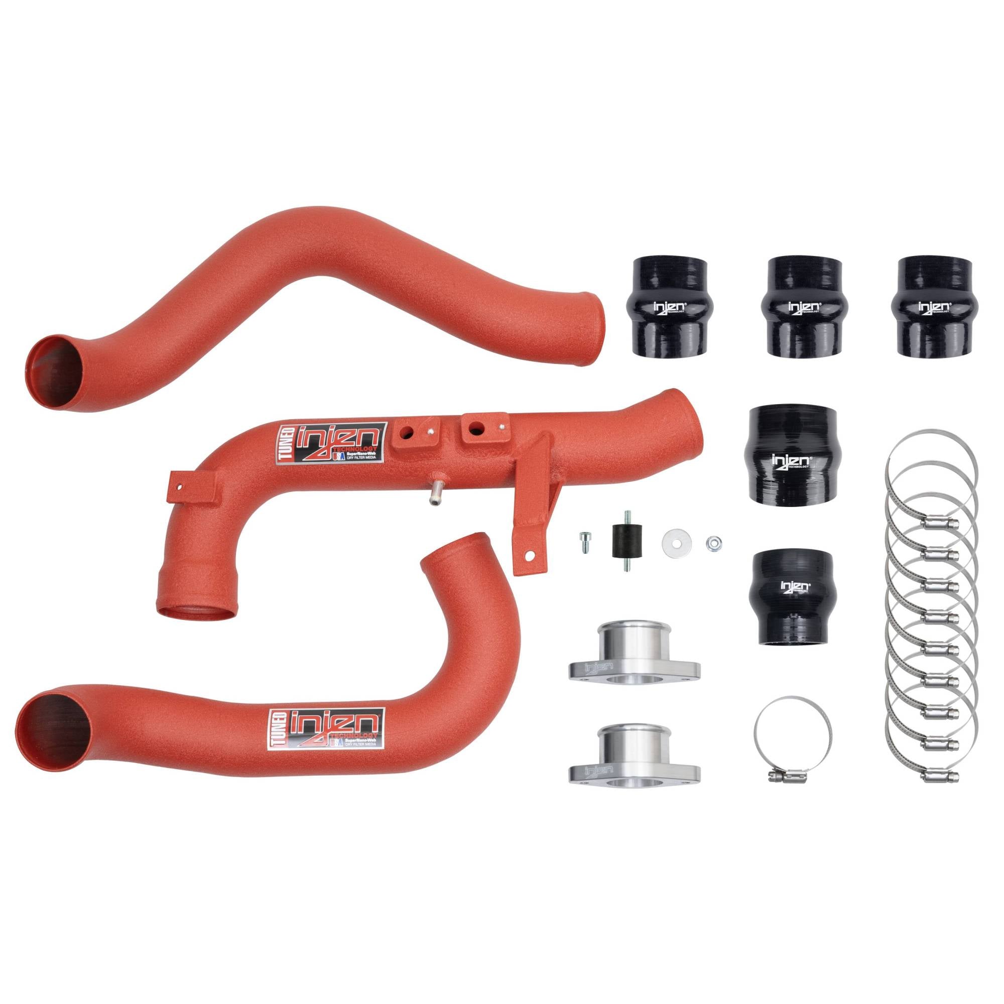 Injen Aluminum Intercooler Pipe Kit Red Honda Civic Si 2022-2026 | SES1586ICPWR