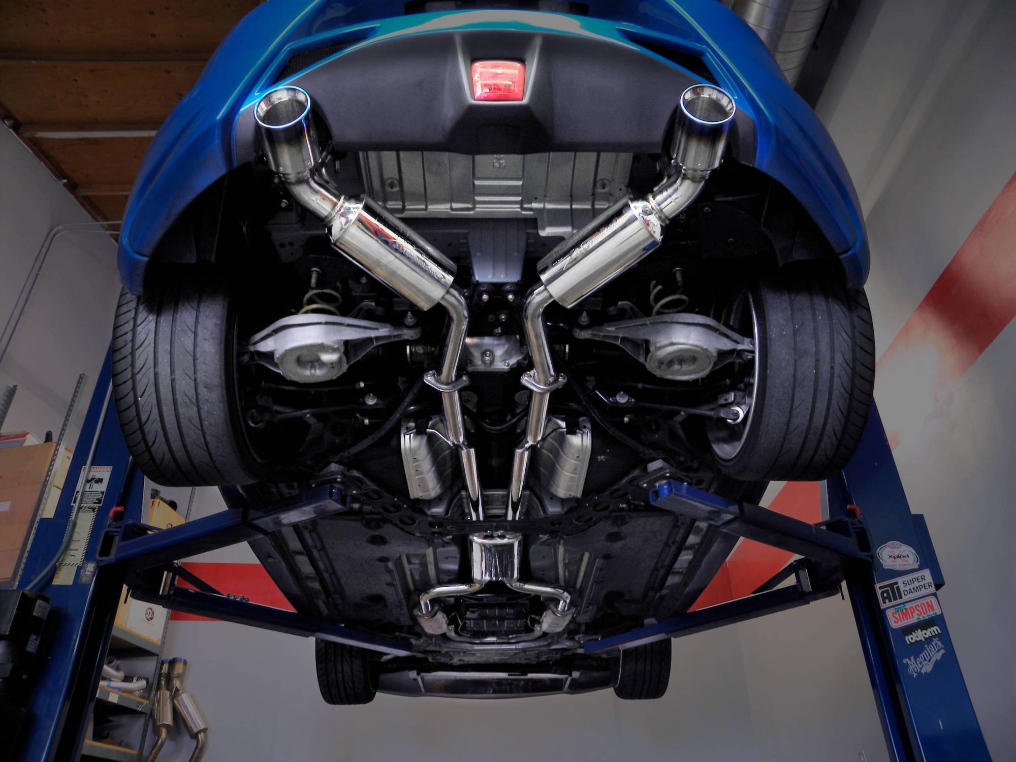 Injen Dual 60mm SS Cat-Back Exhaust w/ Built In Resonated X-Pipe Nissan 370z 2009-2020 | SES1989TT