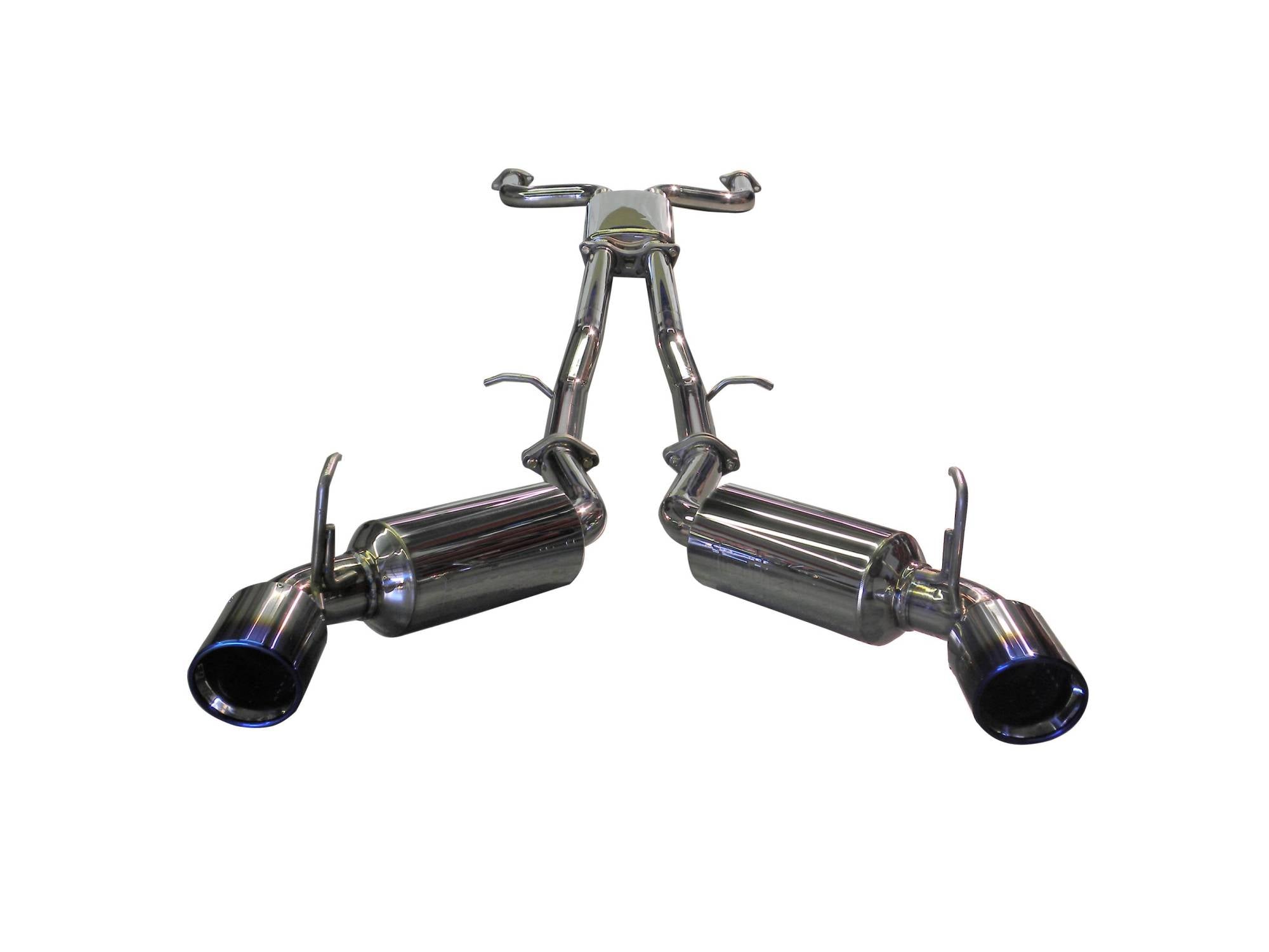 Injen Dual 60mm SS Cat-Back Exhaust w/ Built In Resonated X-Pipe Nissan 370z 2009-2020 | SES1989TT