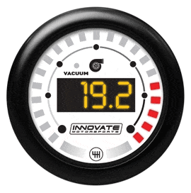 Innovate MTX Digital Vacuum/Boost & Shift Light Gauge Kit Dual Function