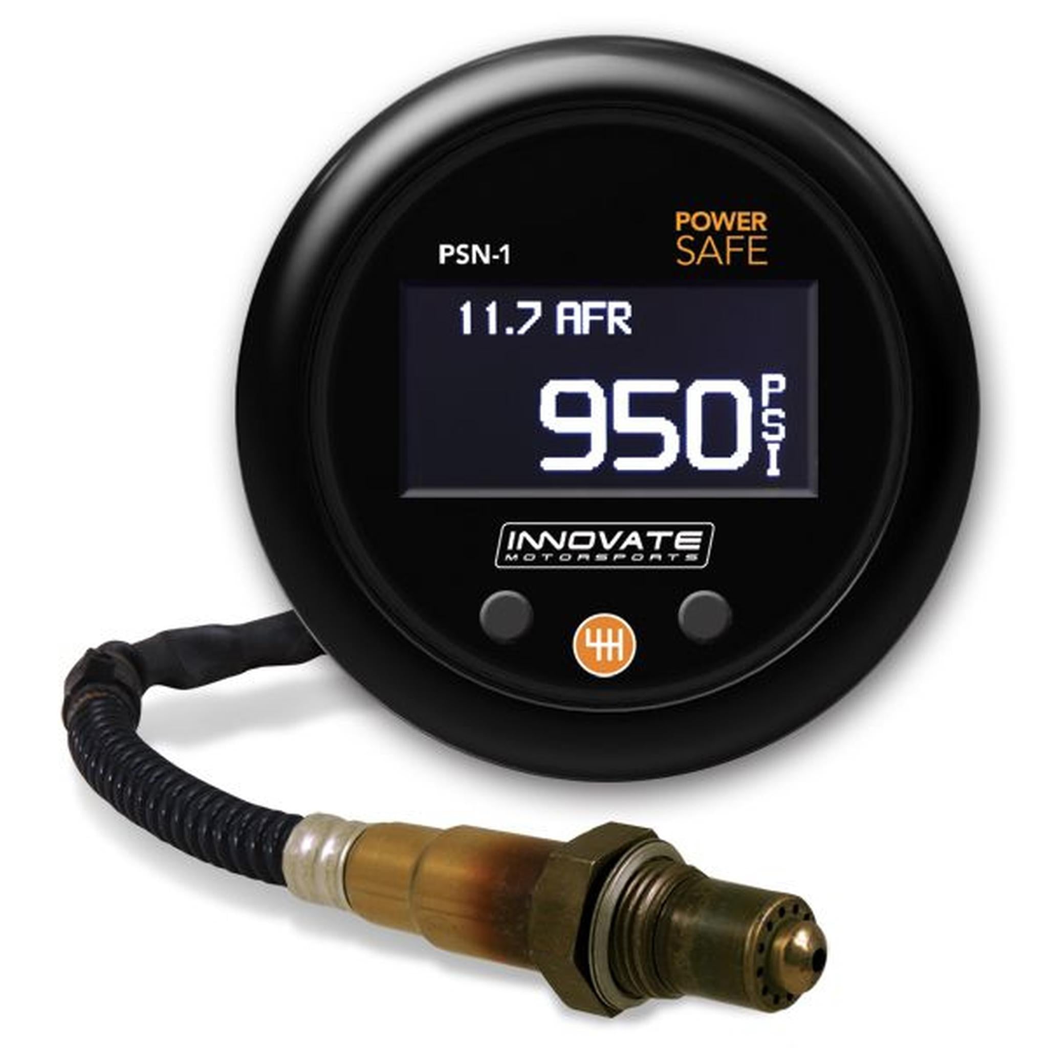 Innovate PSN-1 PowerSafe Nitrous Bottle Pressure / Wideband O2 Gauge Kit | 3893