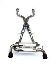 Invidia 70mm Gemini Cat Back Exhaust Single Layer Black Tip Nissan Z 2022-2025 | HS22N4Z7GM1SBL
