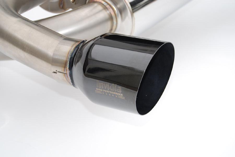 Invidia 70mm Gemini Cat Back Exhaust Single Layer Black Tip Nissan Z 2022-2025 | HS22N4Z7GM1SBL