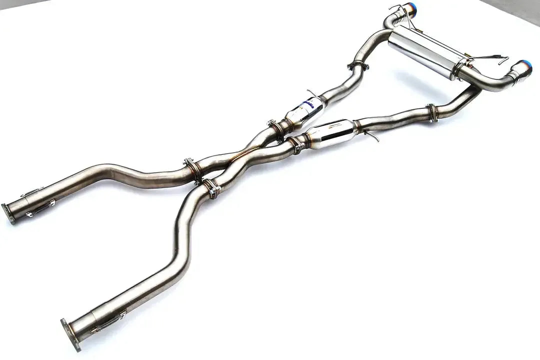 Invidia 70mm Gemini Cat Back Exhaust Single Layer Titanium Tips Nissan Z 2022-2025 | HS22N4Z7GM1STL