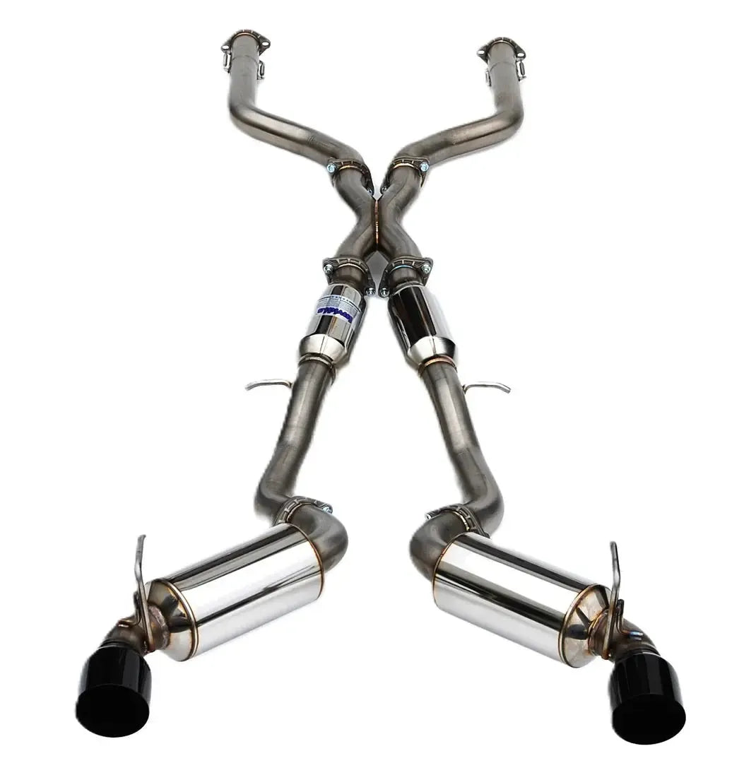 Invidia 70mm N1 Cat Back Exhaust Black Tips Nissan Z 2022-2025 | HS22N4Z7GD1SBL