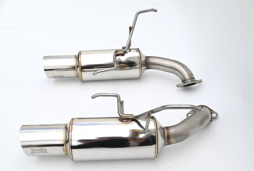 Invidia GT N1 Axle Back Exhaust w/ Stainless Steel Tips Subaru WRX 2022-2026 | HS22SW4AG1GSL