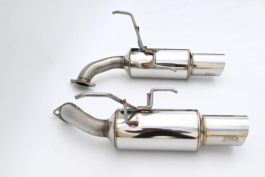 Invidia GT N1 Axle Back Exhaust w/ Stainless Steel Tips Subaru WRX 2022-2026 | HS22SW4AG1GSL