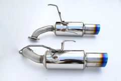 Invidia GT N1 Axle Back Exhaust w/ Titanium Tips Subaru WRX 2022-2026 | HS22SW4AG1GTL