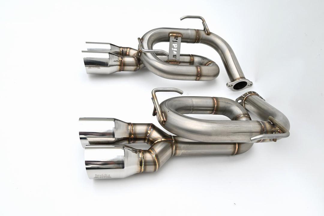 Invidia Gemini Axle Back Single Layer Exhaust w/ Stainless Tips Subaru WRX 2022-2026 | HS22SW4AT4SSL