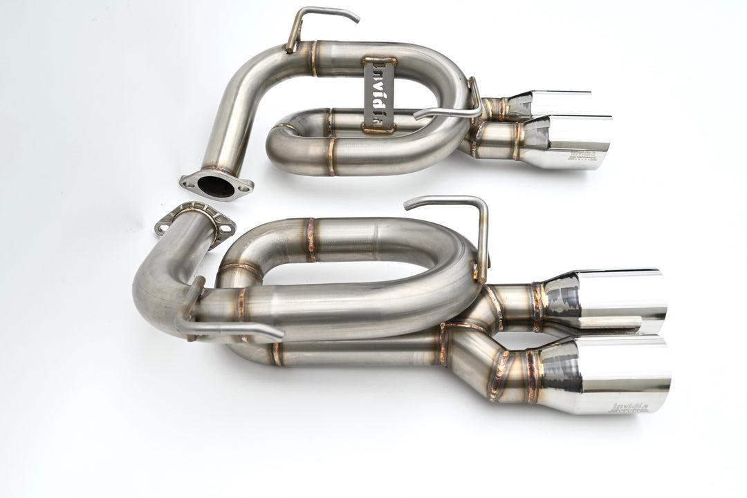Invidia Gemini Axle Back Single Layer Exhaust w/ Stainless Tips Subaru WRX 2022-2026 | HS22SW4AT4SSL