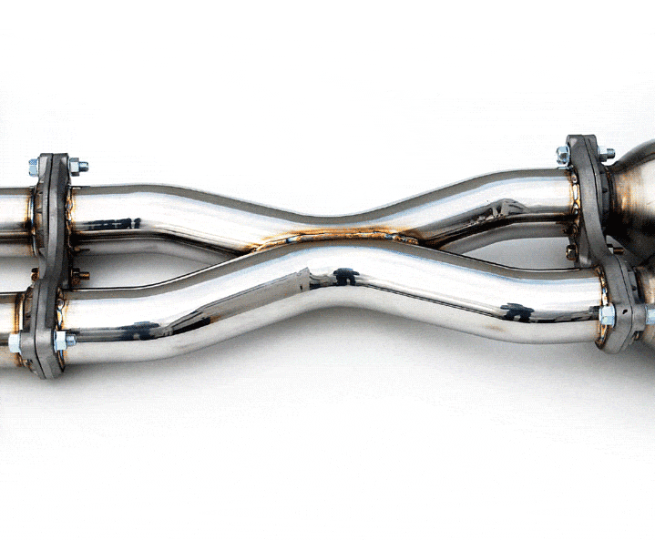 Invidia Gemini Rolled Stainless Tips Cat Back Nissan 350z 2003-2009 | HS02N3ZGIS