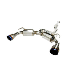 Invidia N2 Single Layer Titanium Burnt Tips Cat Back Exhaust Subaru BRZ 13-26 / Scion FR-S 13-16 / Toyota 86 / GR86 17-26 | HS12SST6N21GT