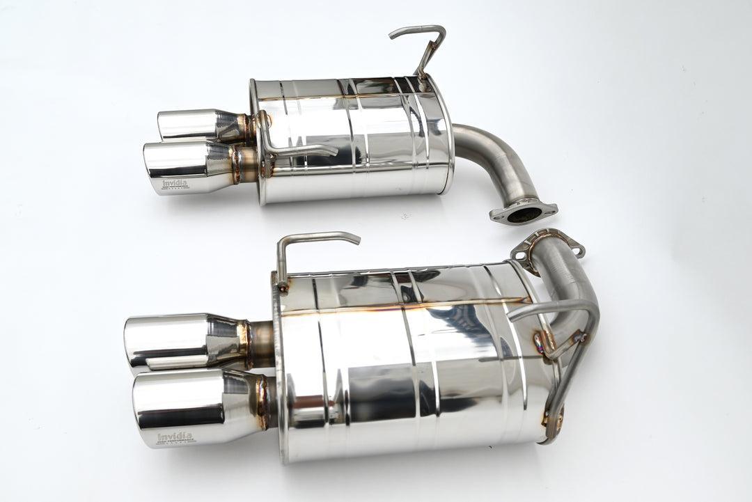 Invidia Q300 Axle Back Exhaust w/ Rolled Dual Wall Stainless Steel Tips Subaru WRX 2022-2026 | HS22SW4AQ4RSL