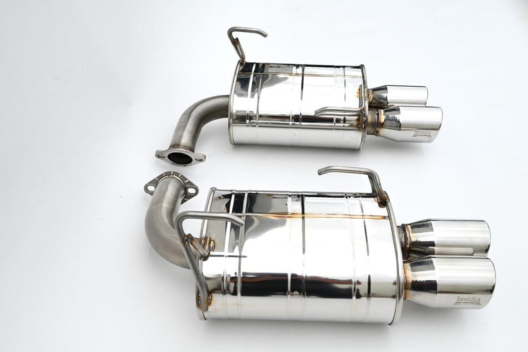 Invidia Q300 Axle Back Exhaust w/ Rolled Dual Wall Stainless Steel Tips Subaru WRX 2022-2026 | HS22SW4AQ4RSL