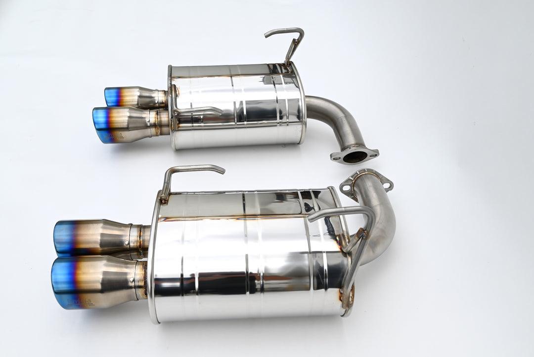 Invidia Q300 Axle Back Exhaust w/ Rolled Dual Wall Titanium Tips Subaru WRX 2022-2026 | HS22SW4AQ4RTL