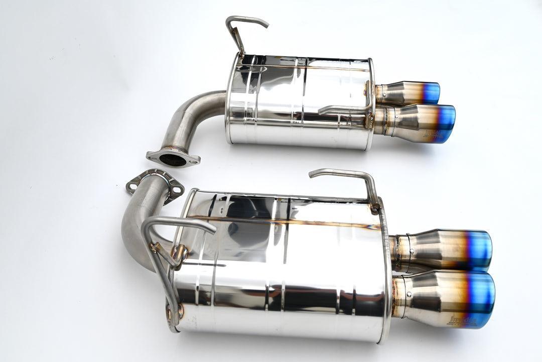 Invidia Q300 Axle Back Exhaust w/ Rolled Dual Wall Titanium Tips Subaru WRX 2022-2026 | HS22SW4AQ4RTL