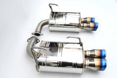 Invidia Q300 Axle Back Exhaust w/ Rolled Dual Wall Titanium Tips Subaru WRX 2022-2026 | HS22SW4AQ4RTL