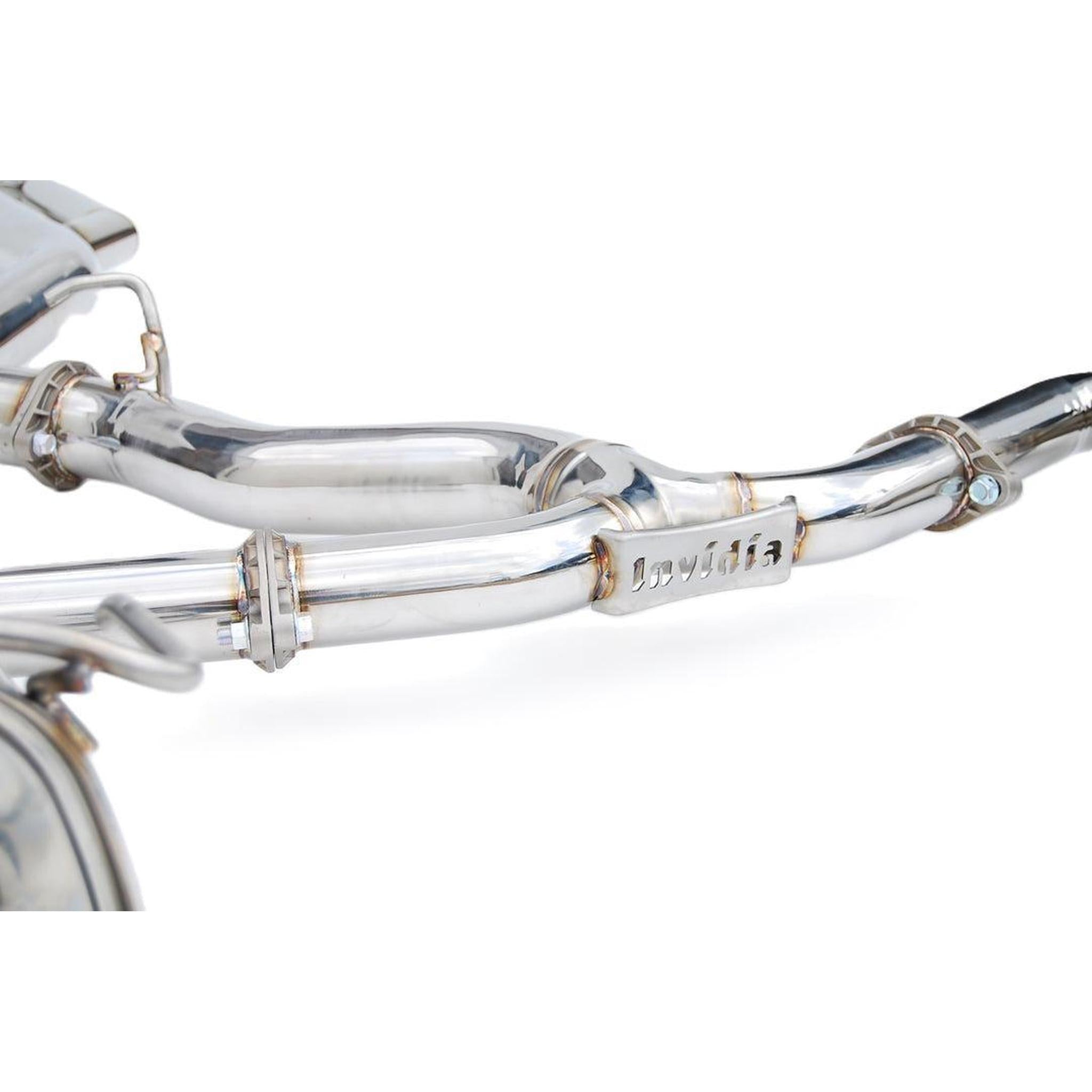 Invidia Q300 Stainless Steel Rolled Quad Tip Cat Back Exhaust Subaru WRX 22-26 | HS22WRXG3S