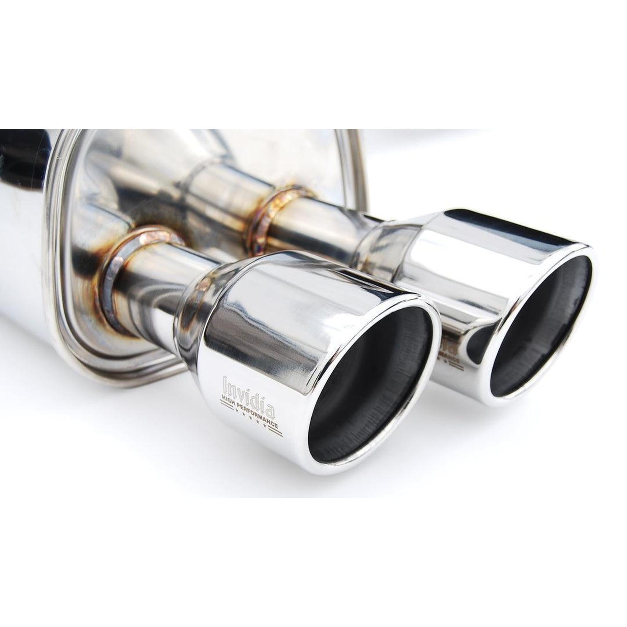 Invidia Q300 Stainless Steel Rolled Quad Tip Cat Back Exhaust Subaru WRX 22-26 | HS22WRXG3S