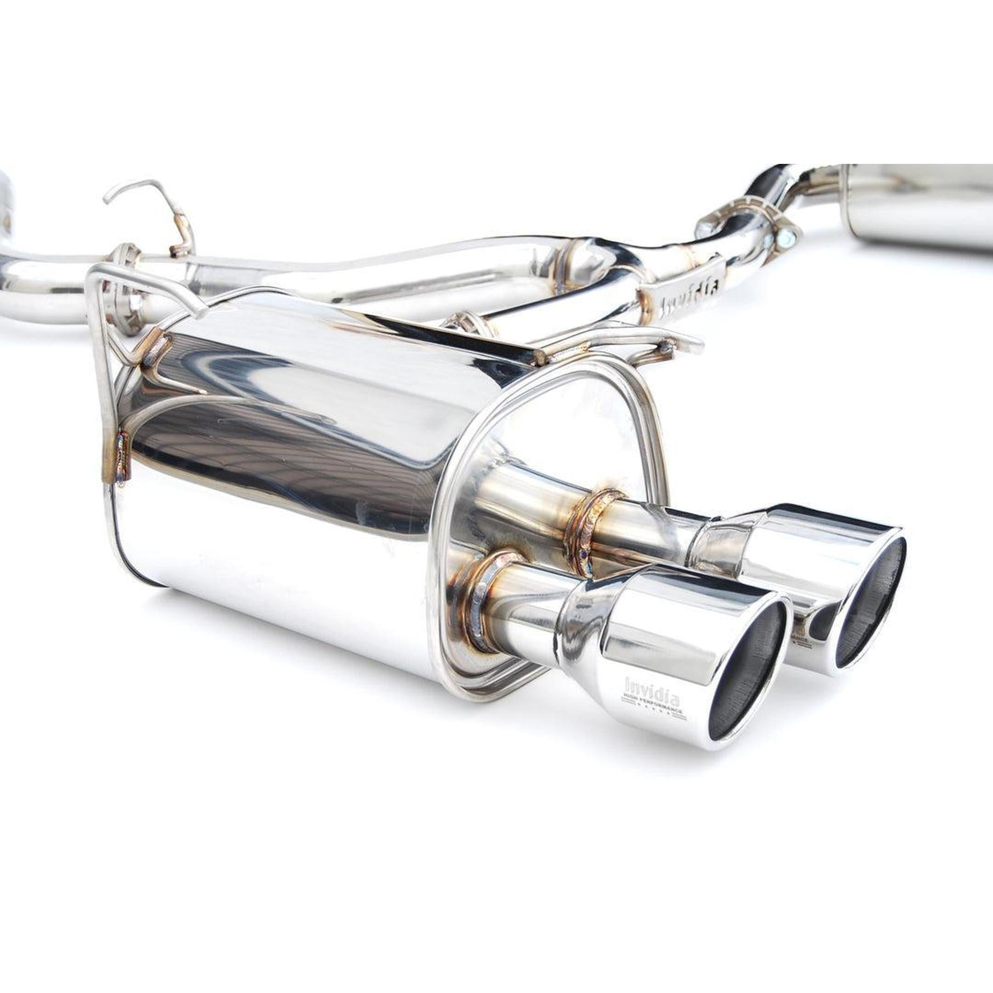 Invidia Q300 Stainless Steel Rolled Quad Tip Cat Back Exhaust Subaru WRX 22-26 | HS22WRXG3S