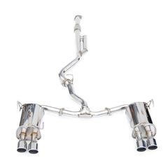 Invidia Q300 Stainless Steel Rolled Quad Tip Cat Back Exhaust Subaru WRX 22-26 | HS22WRXG3S