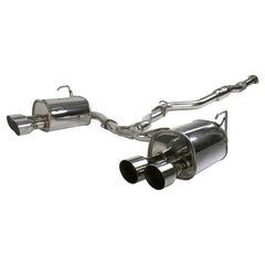 Invidia Q300 Stainless Steel Single Layer Quad Tip Cat Back Exhaust Subaru WRX 22-26 | HS22WRXG2S