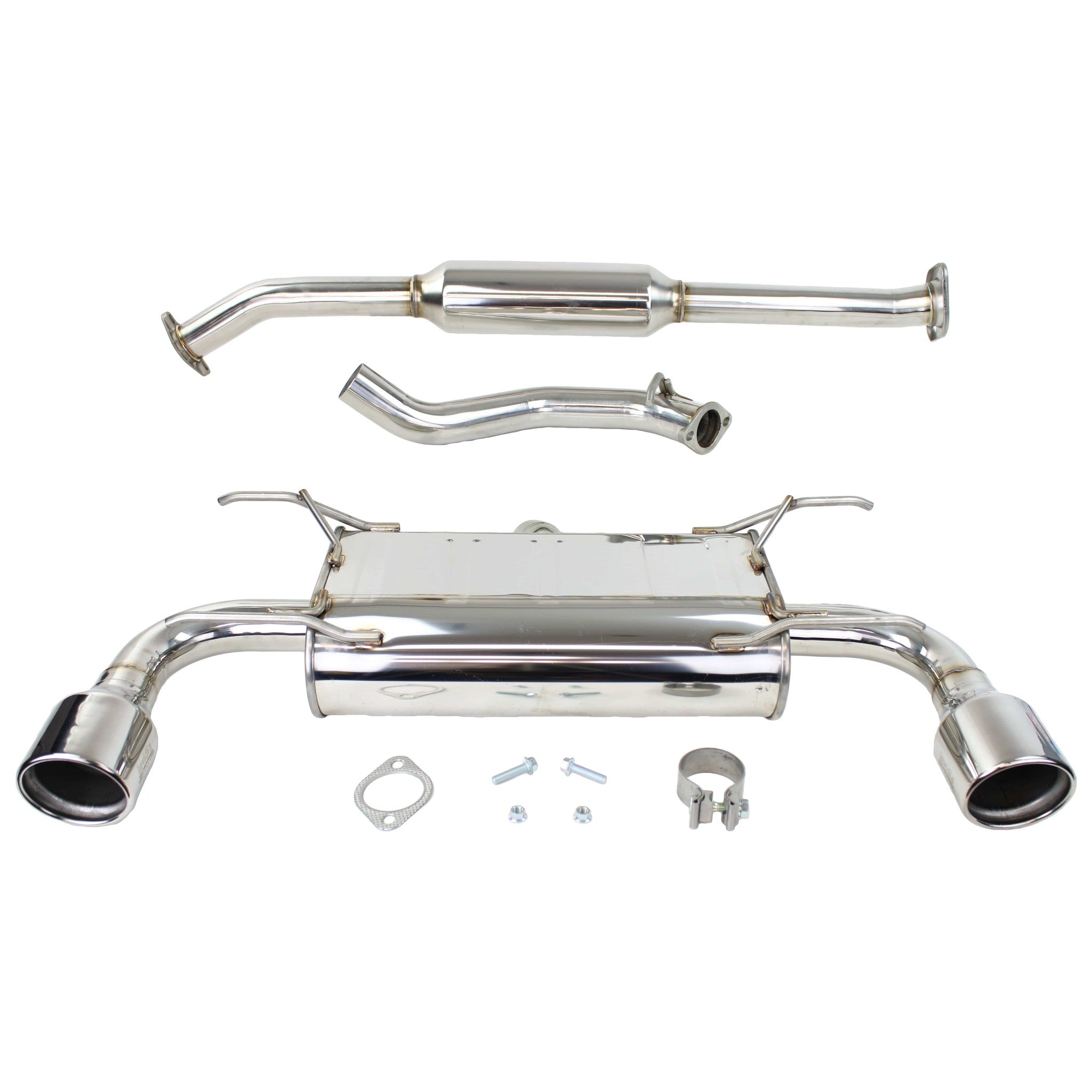 Invidia Q300 with Rolled SS Tips Cat Back Exhaust Subaru BRZ 13-26 / Toyota 86 17-26 | HS12SSTG3S