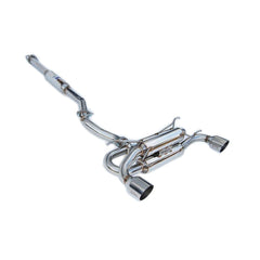 Invidia R400 Gemini Cat Back Exhaust SS Tip Subaru BRZ 13-26 / Toyota 86 2017-2026 | HS12SST7GM1SS