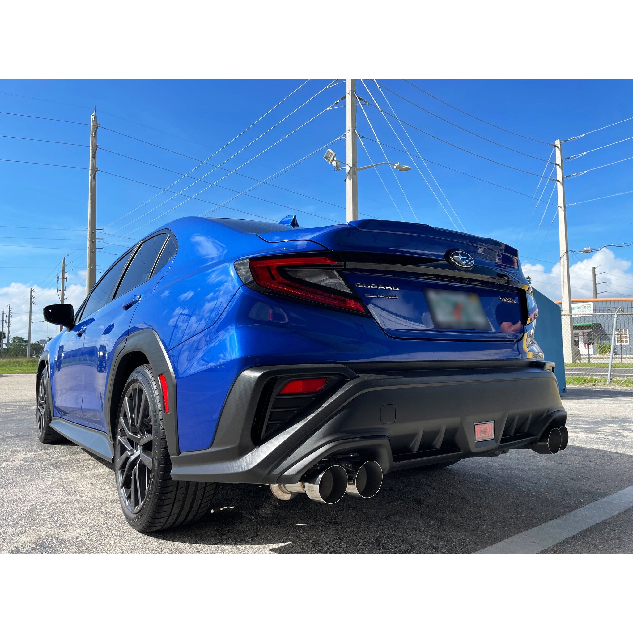 Invidia WRX 2022-2026 R400 Cat Back Exhaust Quad Tip Subaru | HS22WRXGM4SS