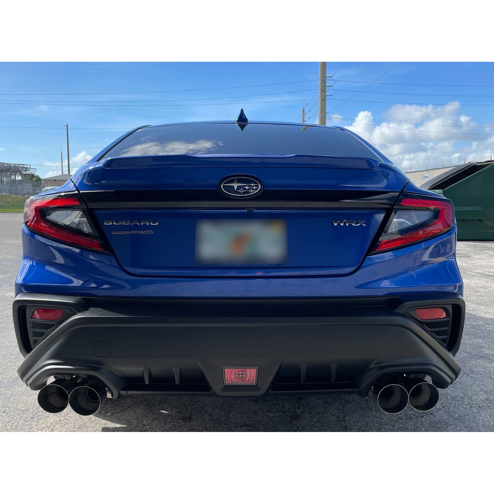 Invidia WRX 2022-2026 R400 Cat Back Exhaust Quad Tip Subaru | HS22WRXGM4SS