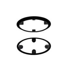 JDM Station Front and Rear Full Replacement Emblems Carbon Matte Black w/ Red Stars WRX / STI 2015-2021 | 15WRXMBSTAR-RD