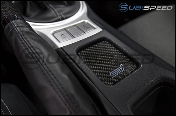 JDM Station STI Style Seat Heater Cover 0 Holes Subaru WRX / STI 2015-2021 | 86CFHEATSTI0