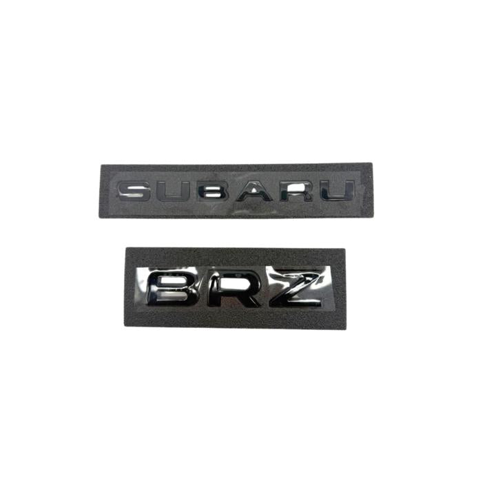 JDM Station Subaru BRZ Gloss Black Emblem (2 piece set) Subaru BRZ 2013-2020 | JDMS-13BRZEM-GB