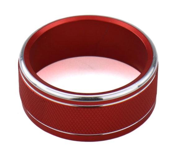 JDM Station Textured Mirror Trim Knob Cover Red (Single) WRX / STI 2015-2021 | JDMS-SBMIR-SBRD