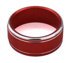 JDM Station Textured Mirror Trim Knob Cover Red (Single) WRX / STI 2015-2021 | JDMS-SBMIR-SBRD
