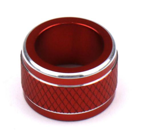 JDM Station Textured Mirror Trim Knob Red Subaru WRX / STI 2015-2021 | JDMS-SUBMIR-RD