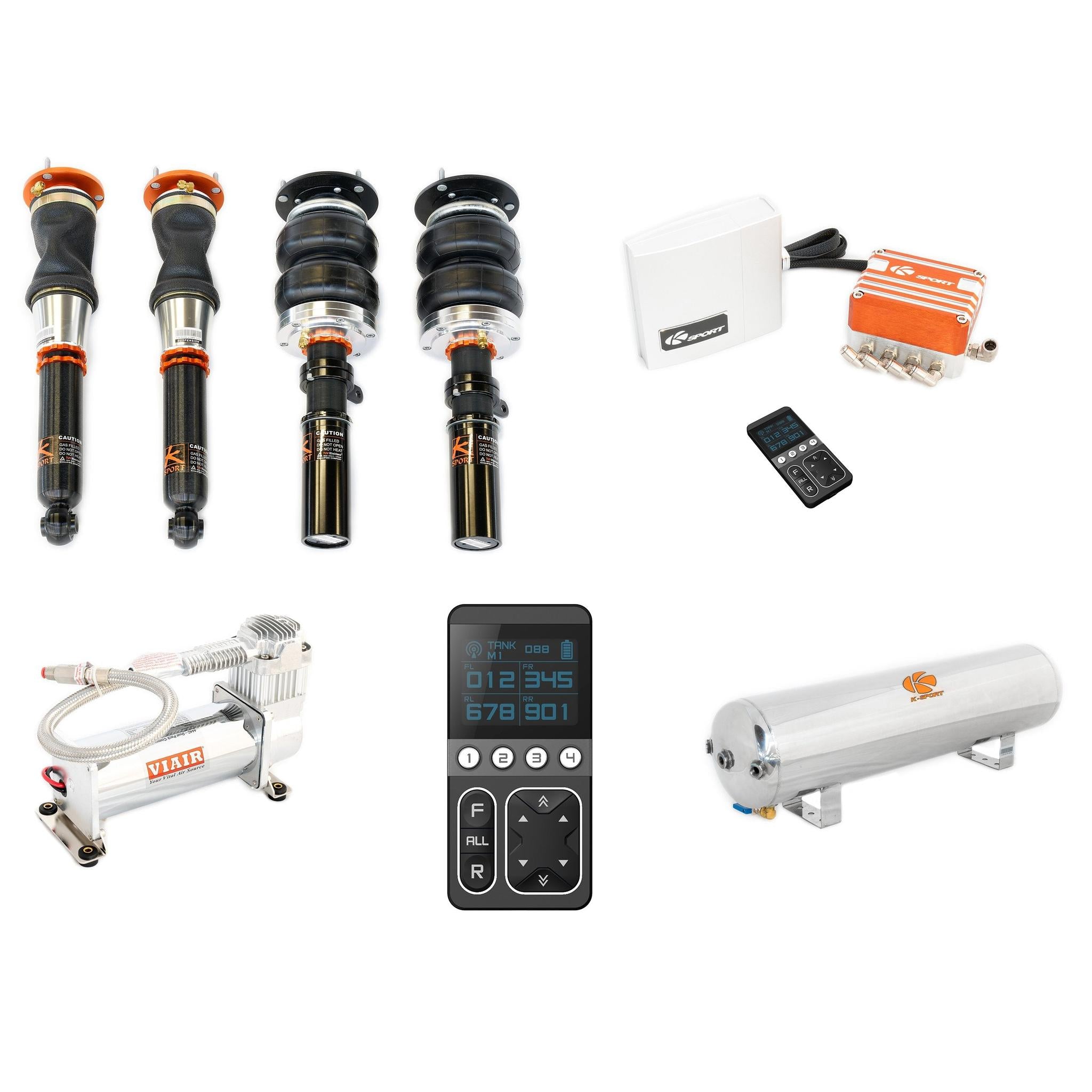 K-Sport Pro Plus Air Ride Suspension 2008-2014 Subaru WRX | CSB150-APP