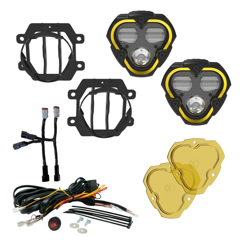 KC HiLiTES FLEX ERA 3 Dual Mode SAE Fog Lights 2-Light Master Kit WRX / STI / Forester / Crosstrek | 97150