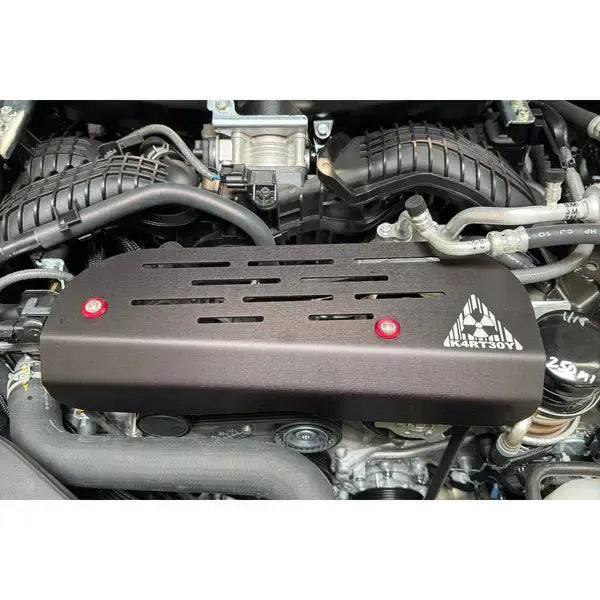 Kartboy Alternator Cover Black Anodized Subaru WRX 2022-2026 | KB-100-ALT-FA-AL