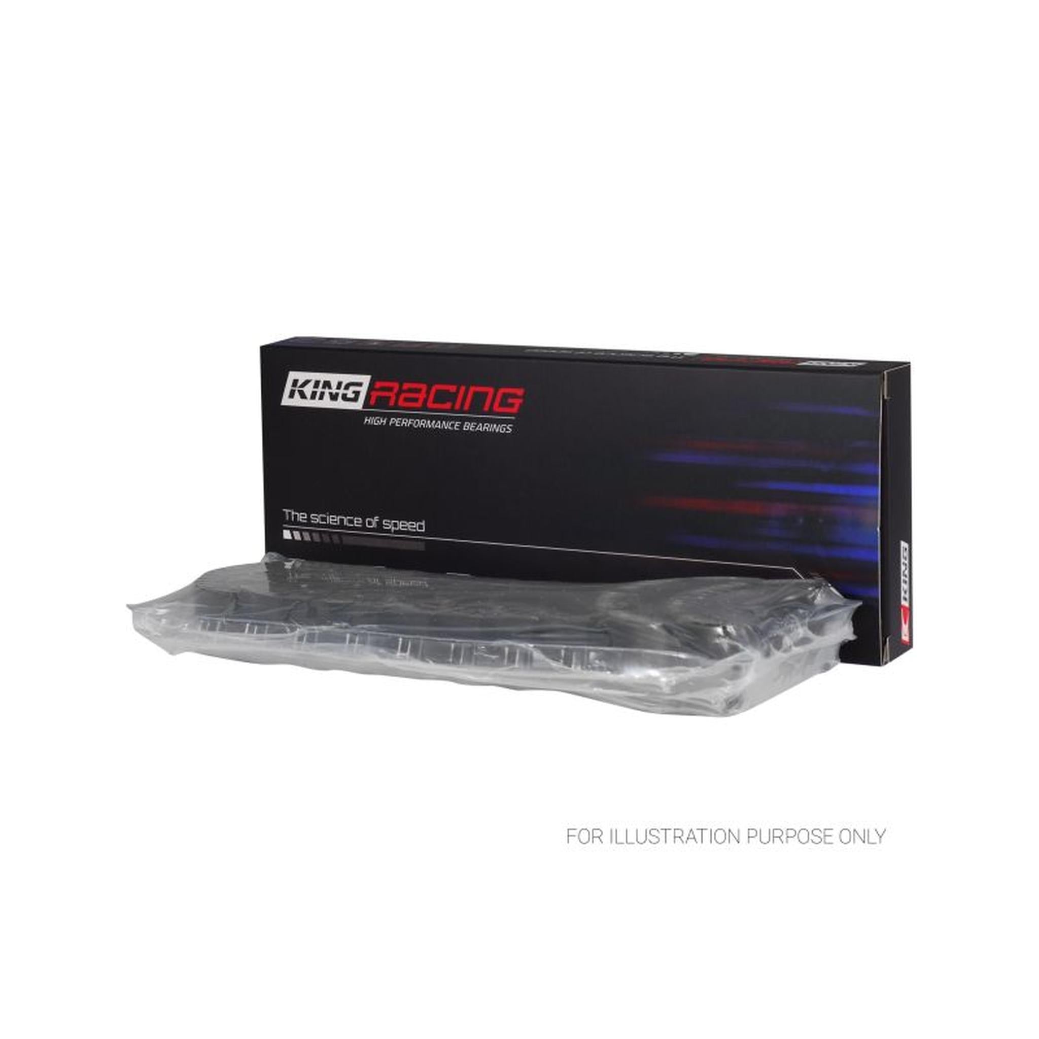 King Engine 6 Bolt Main Bearings Standard Size Mitsubishi 4G63/4G64 6 Bolt 1st Gen DSM | MB5227XP