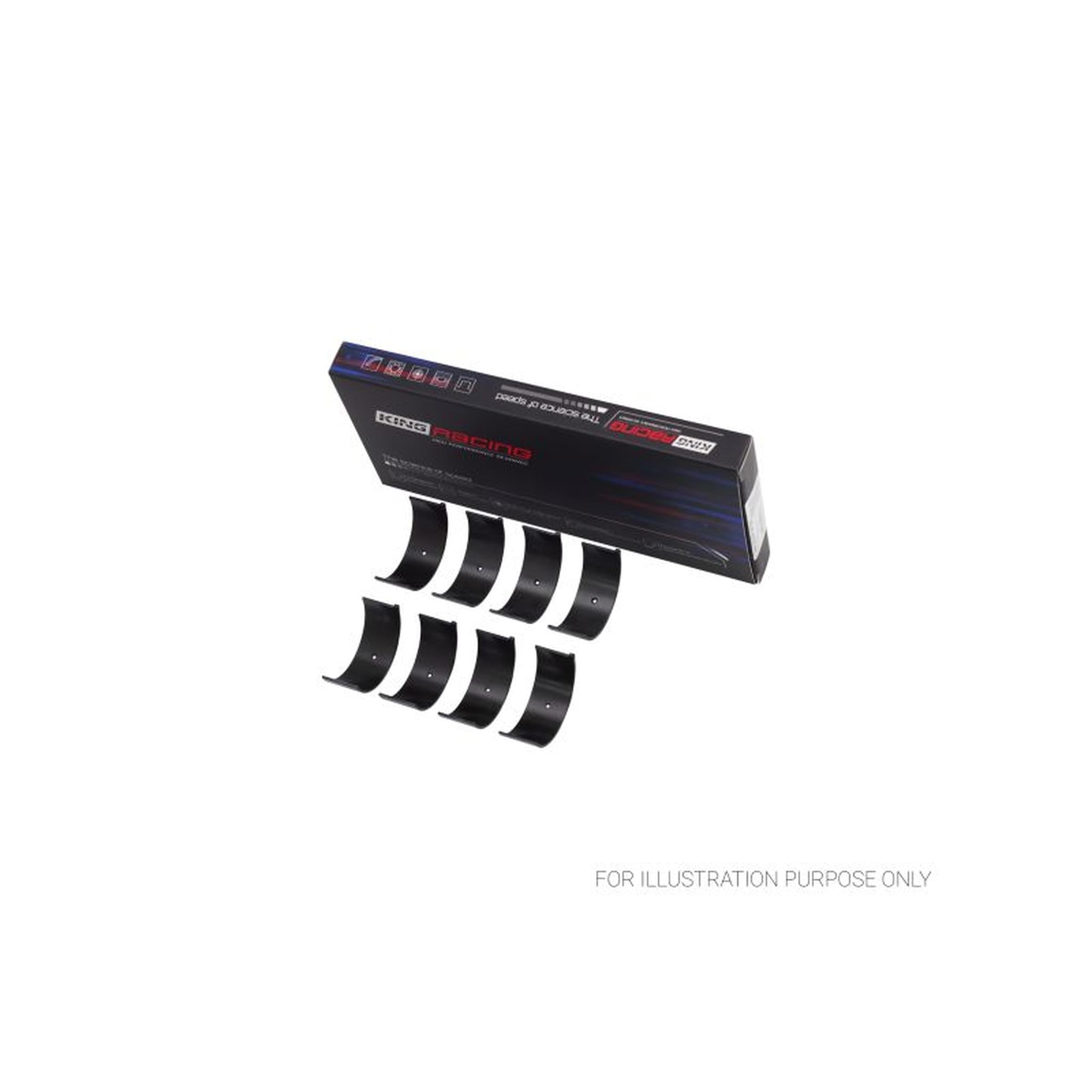 King Engine Rod Bearings Standard Mitsubishi 4G63/4G64 7 Bolt 2nd Gen DSM and EVO I-IX | CR4120XP
