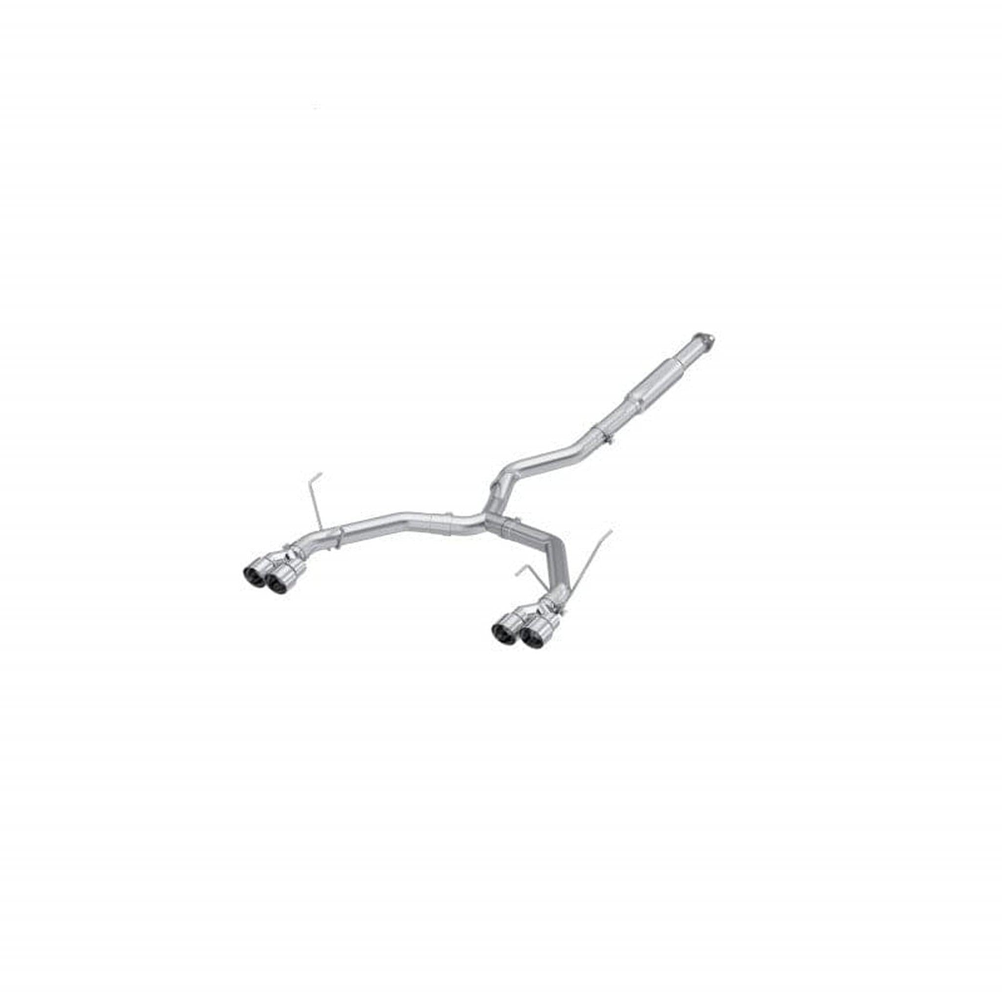 MBRP 3" Stainless Steel Race Profile Quad Tip Cat Back Exhaust Subaru WRX 22-26 | S4808304