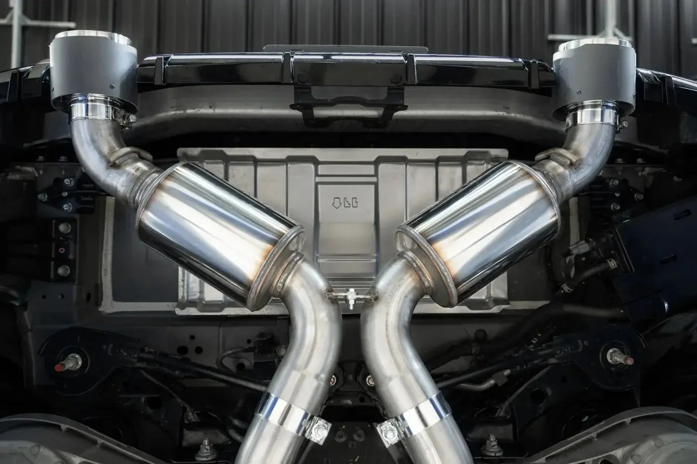 MBRP Armor Pro Cat Back Exhaust 3" Dual Exit w/ 5" Carbon Fiber Tips Nissan Z 2023-2026 | S44083CF