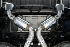 MBRP Armor Pro Cat Back Exhaust 3" Dual Exit w/ 5" Carbon Fiber Tips Nissan Z 2023-2026 | S44083CF