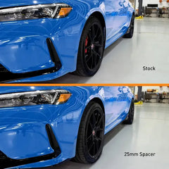 Mishimoto 50mm Wheel Spacers 5x120, 64.1mm Center Bore, M14 X 1.5 Honda Civic Type R 2017-2021 | MMWS-013-500BK