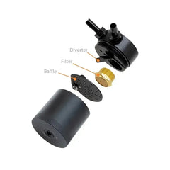 Mishimoto Baffled Oil Catch Can Kit Black Honda Civic Si 2016-2020 | MMBCC-CIV-16PBE