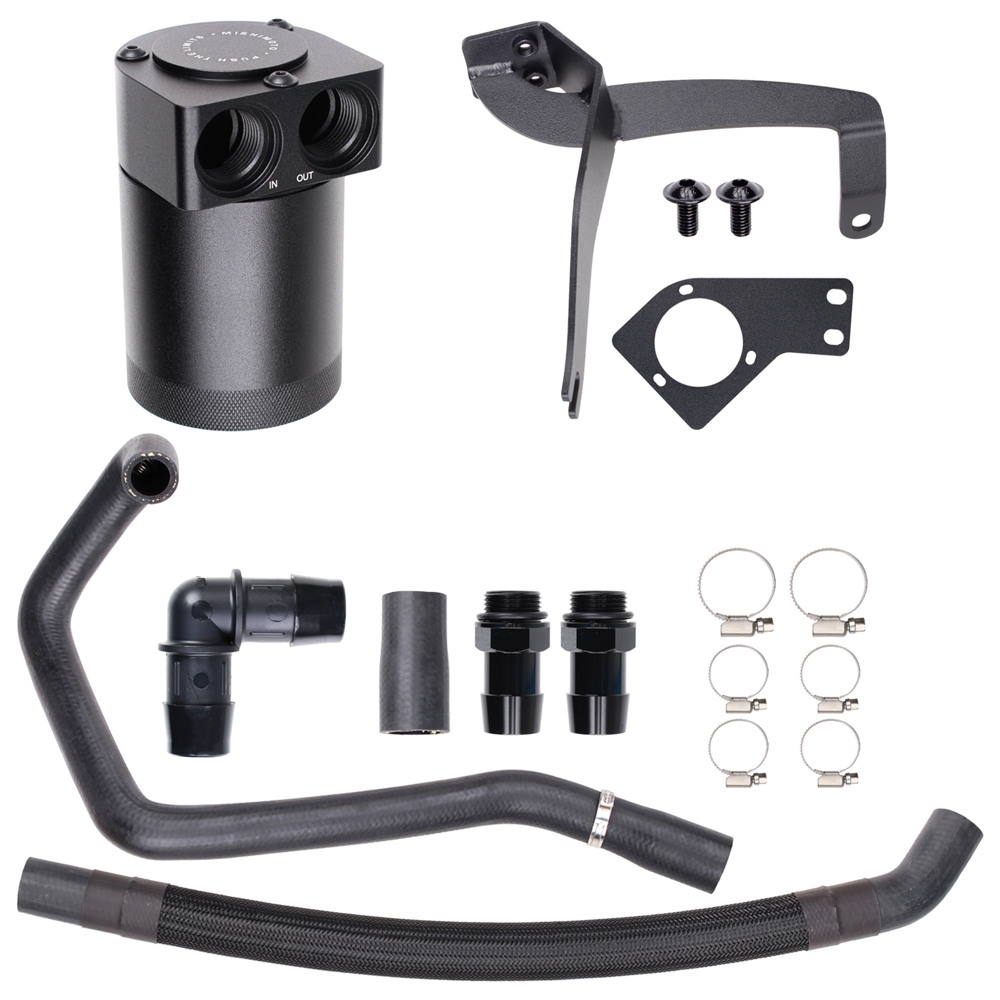 Mishimoto Baffled Oil Catch Can PCV Side Subaru WRX 22-26 | MMBCC-WRX-22P